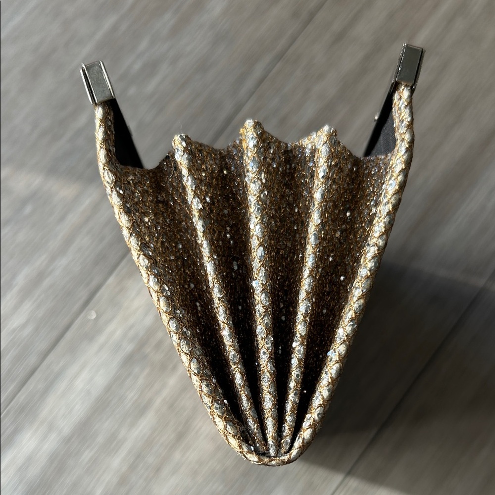 Bebe Gold Clutch Purse